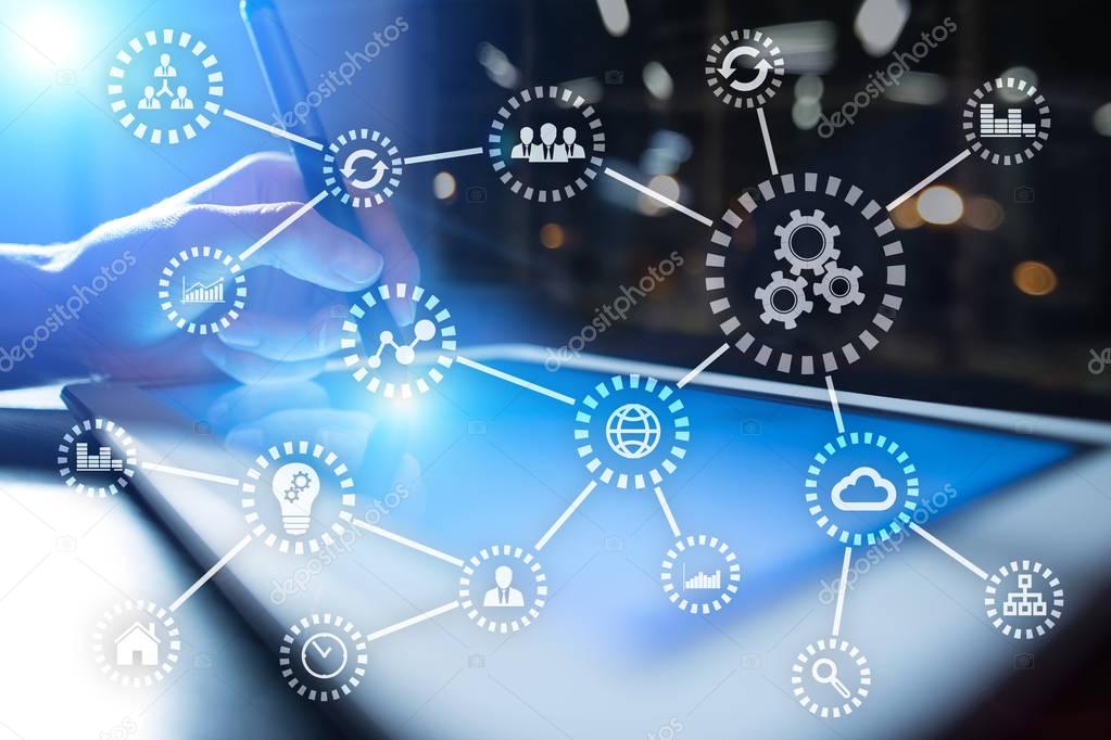 Schéma integrácie systémov a sietí